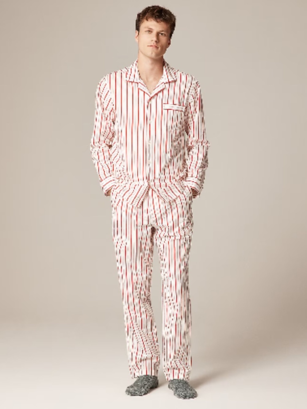 J. Crew Pajama set in cotton poplin
